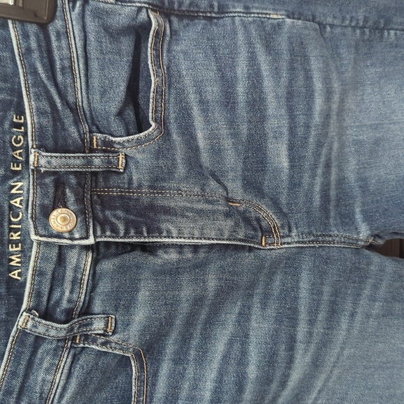 American Eagle Outfitters Women's Dark Blue Skinny Jeans - Picture 3 of 4